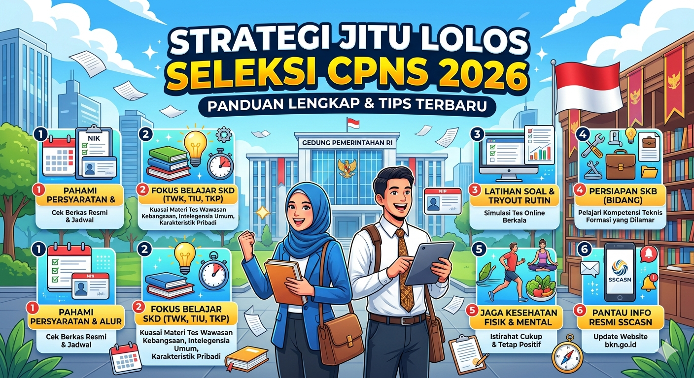 Strategi Jitu Lolos Seleksi CPNS 2026: Panduan Lengkap dan Tips Terbaru