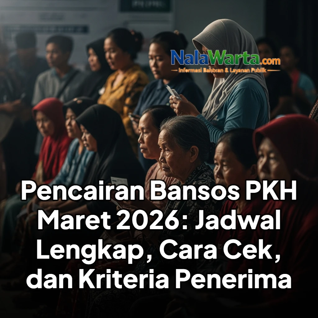 Pencairan Bansos PKH Maret 2026: Jadwal Lengkap, Cara Cek, dan Kriteria Penerima