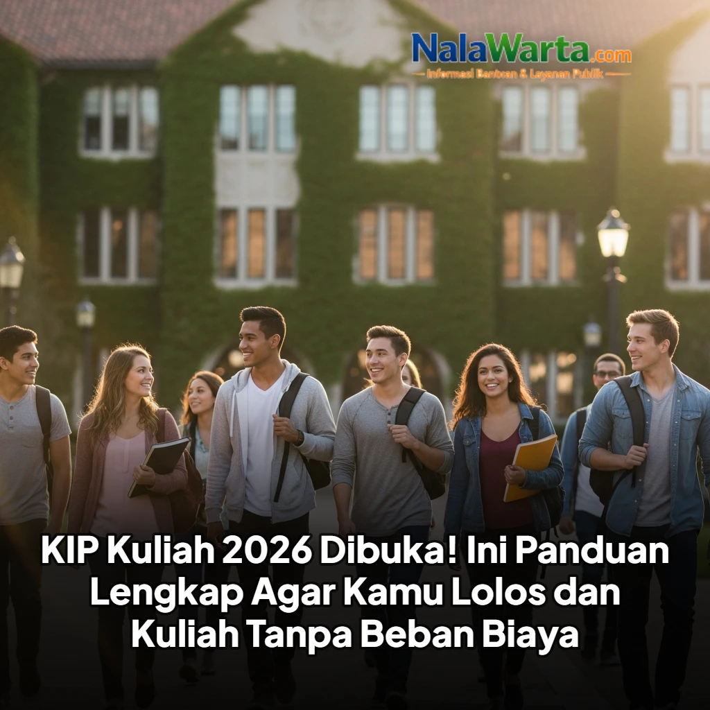 KIP Kuliah 2026 Dibuka! Ini Panduan Lengkap Agar Kamu Lolos dan Kuliah Tanpa Beban Biaya