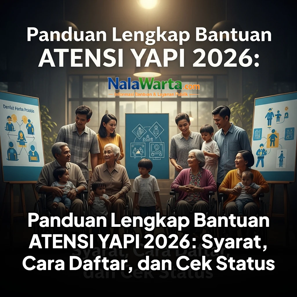 Panduan Lengkap Bantuan ATENSI YAPI 2026: Syarat, Cara Daftar, dan Cek Status