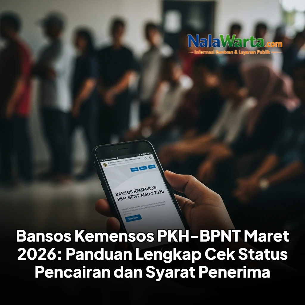Bansos Kemensos PKH-BPNT Maret 2026: Panduan Lengkap Cek Status Pencairan dan Syarat Penerima