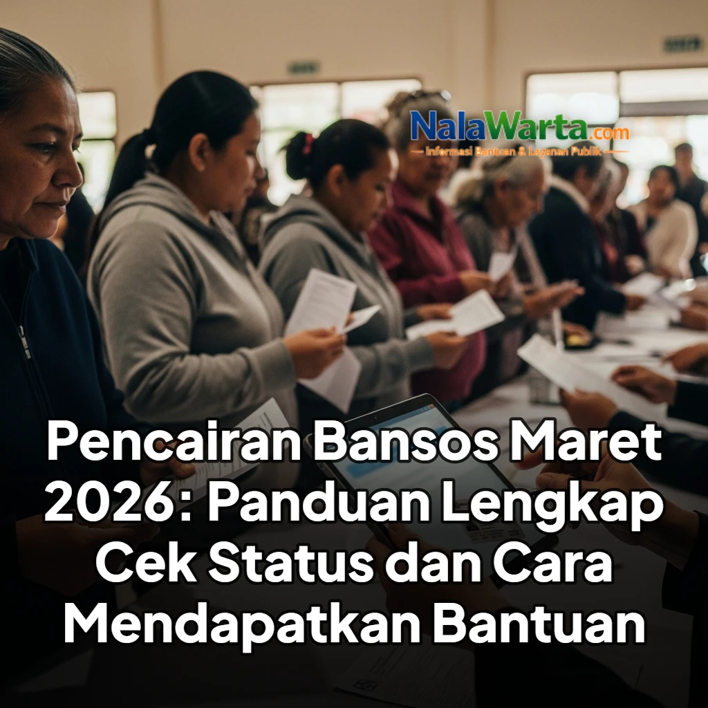 Pencairan Bansos Maret 2026: Panduan Lengkap Cek Status dan Cara Mendapatkan Bantuan
