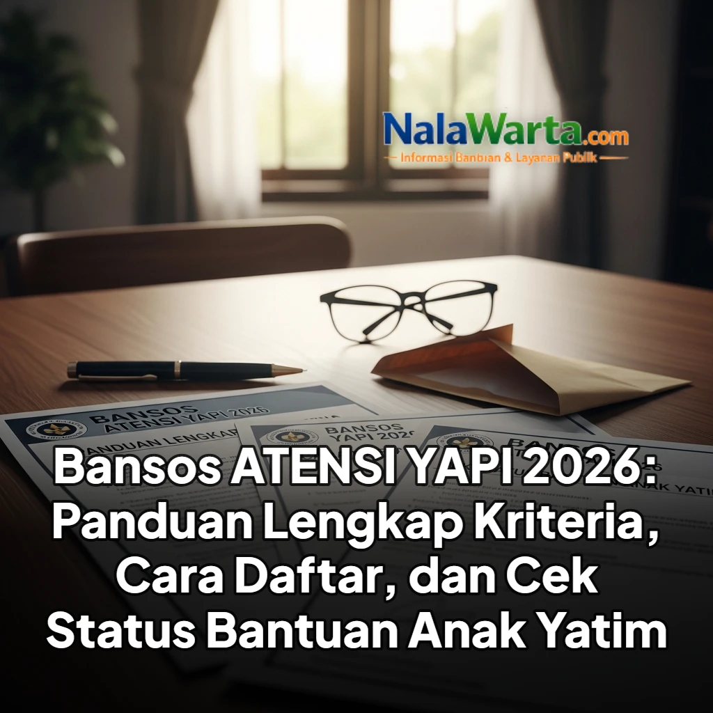 Bansos ATENSI YAPI 2026: Panduan Lengkap Kriteria, Cara Daftar, dan Cek Status Bantuan Anak Yatim