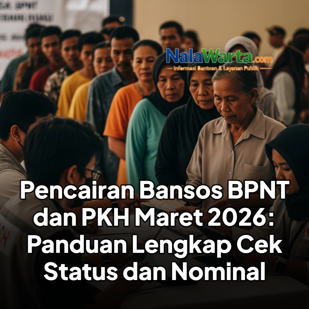 Pencairan Bansos BPNT dan PKH Maret 2026: Panduan Lengkap Cek Status dan Nominal