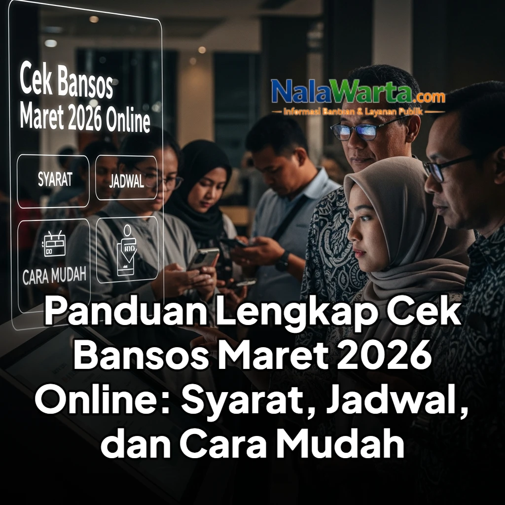 Panduan Lengkap Cek Bansos Maret 2026 Online: Syarat, Jadwal, dan Cara Mudah
