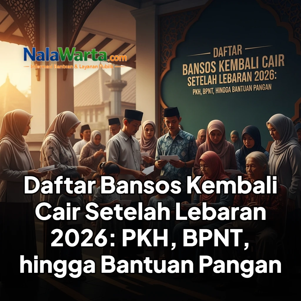 Daftar Bansos Kembali Cair Setelah Lebaran 2026: PKH, BPNT, hingga Bantuan Pangan
