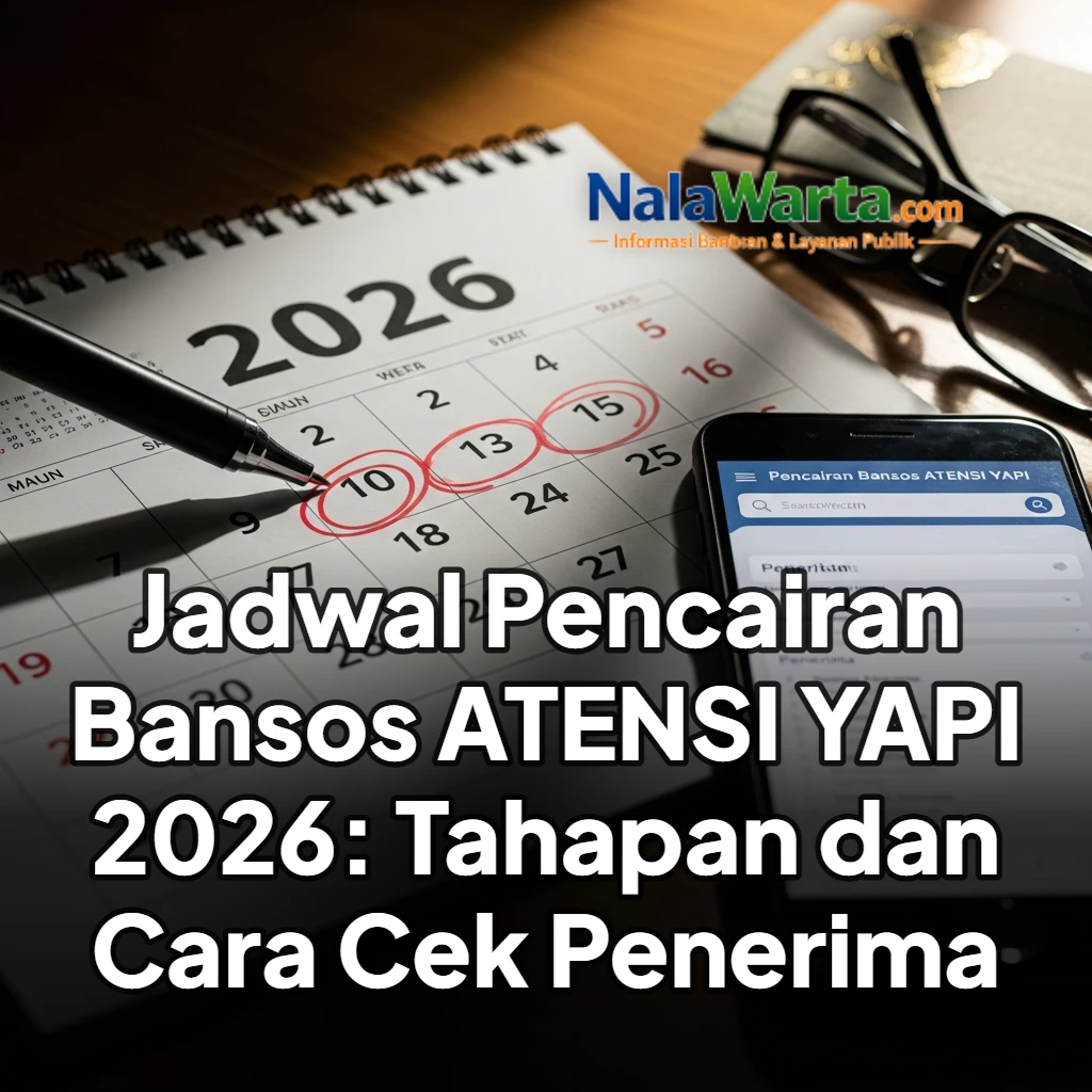 Jadwal Pencairan Bansos ATENSI YAPI 2026: Tahapan dan Cara Cek Penerima