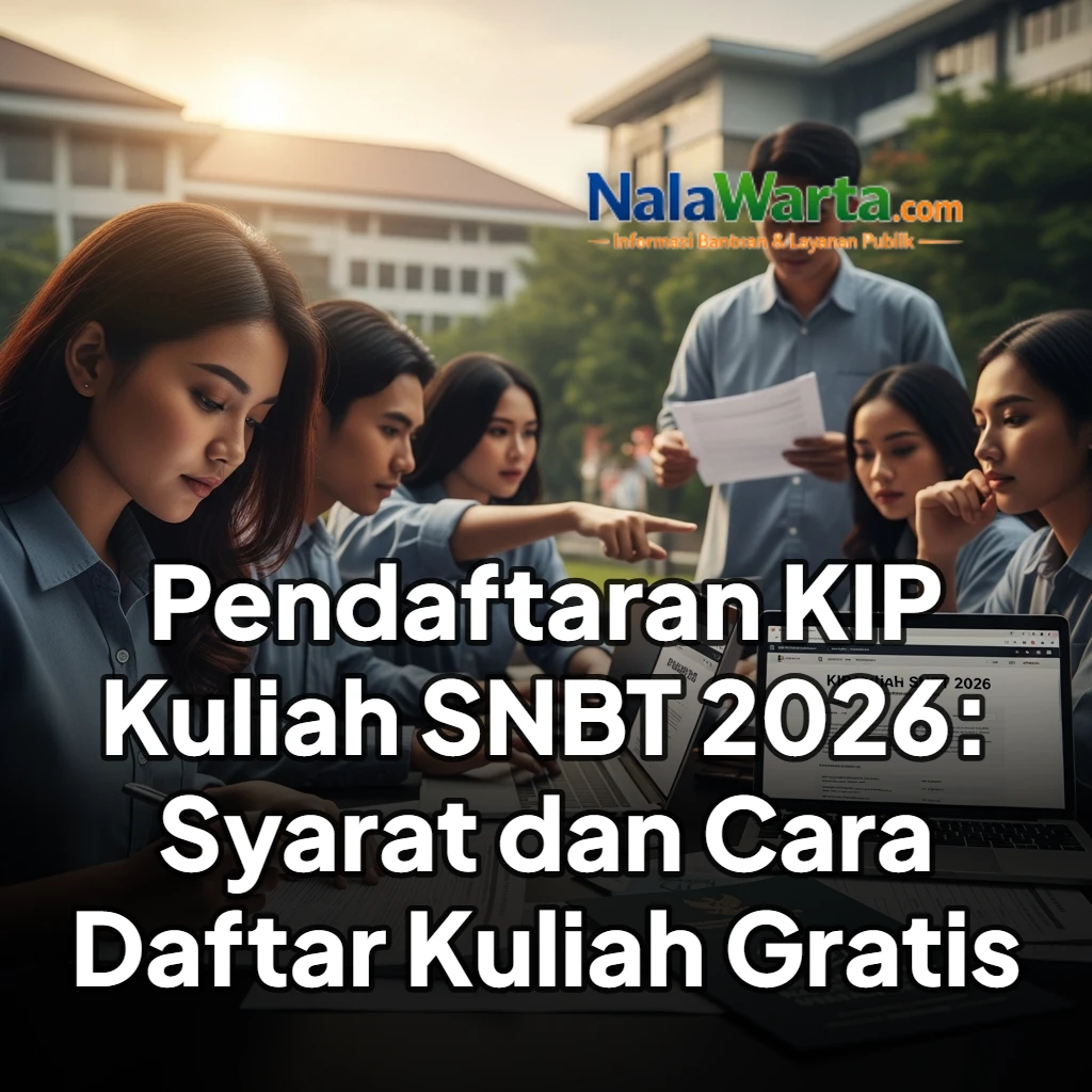 Pendaftaran KIP Kuliah SNBT 2026: Syarat dan Cara Daftar Kuliah Gratis