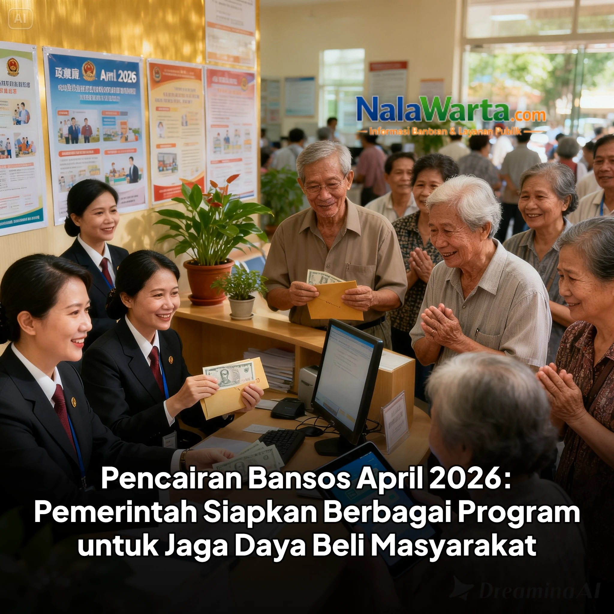 Pencairan Bansos April 2026: Pemerintah Siapkan Berbagai Program untuk Jaga Daya Beli Masyarakat