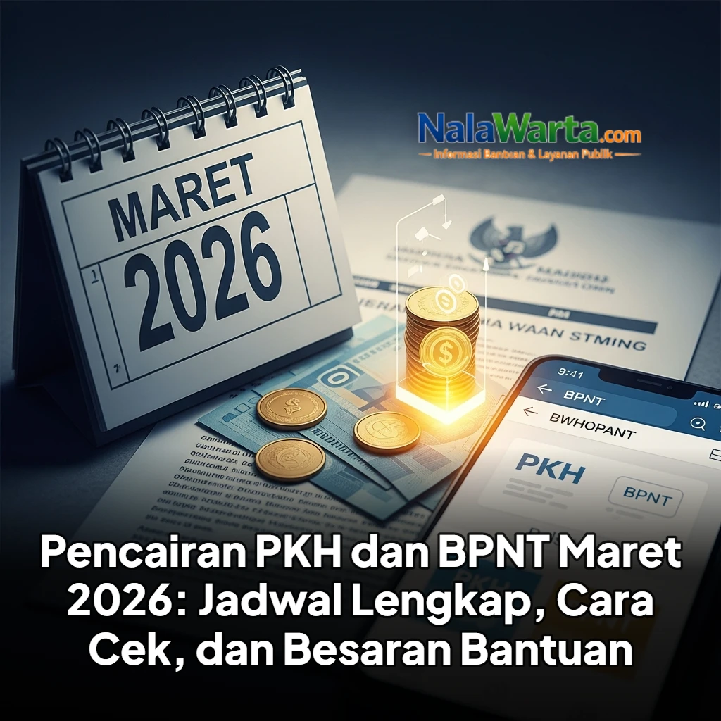 Pencairan PKH dan BPNT Maret 2026: Jadwal Lengkap, Cara Cek, dan Besaran Bantuan