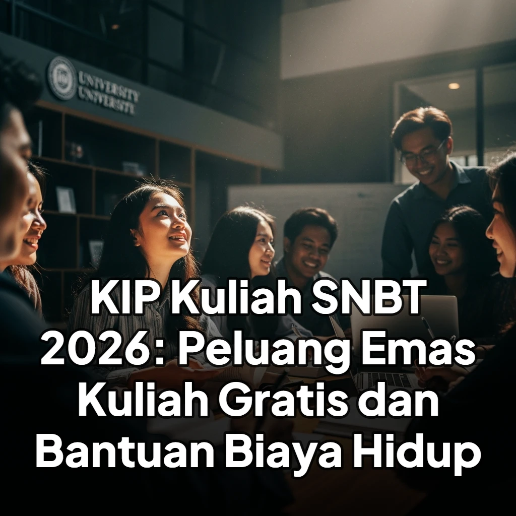 KIP Kuliah SNBT 2026: Peluang Emas Kuliah Gratis dan Bantuan Biaya Hidup