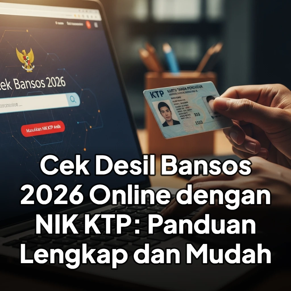 Cek Desil Bansos 2026 Online dengan NIK KTP: Panduan Lengkap dan Mudah