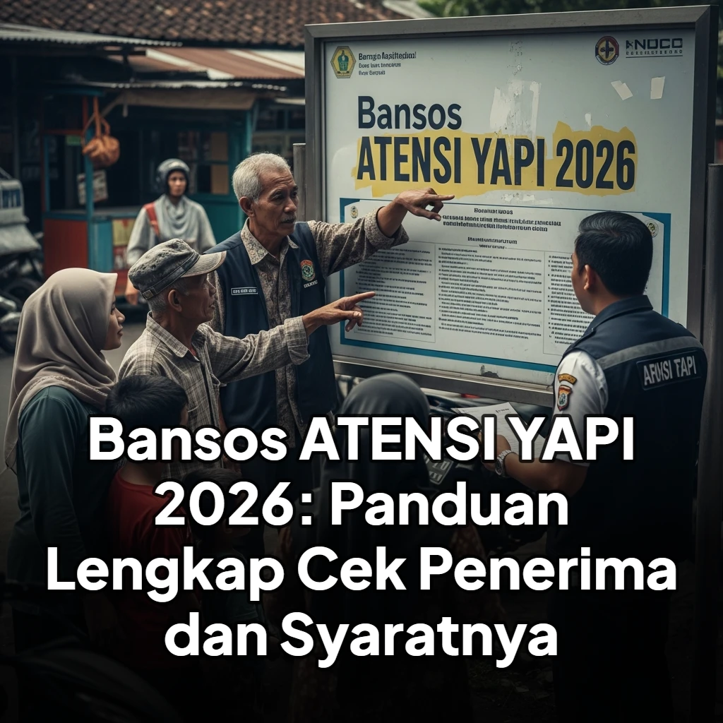 Bansos ATENSI YAPI 2026: Panduan Lengkap Cek Penerima dan Syaratnya
