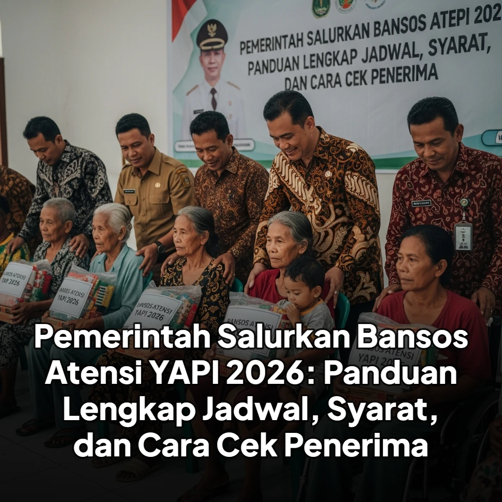 Pemerintah Salurkan Bansos Atensi YAPI 2026: Panduan Lengkap Jadwal, Syarat, dan Cara Cek Penerima