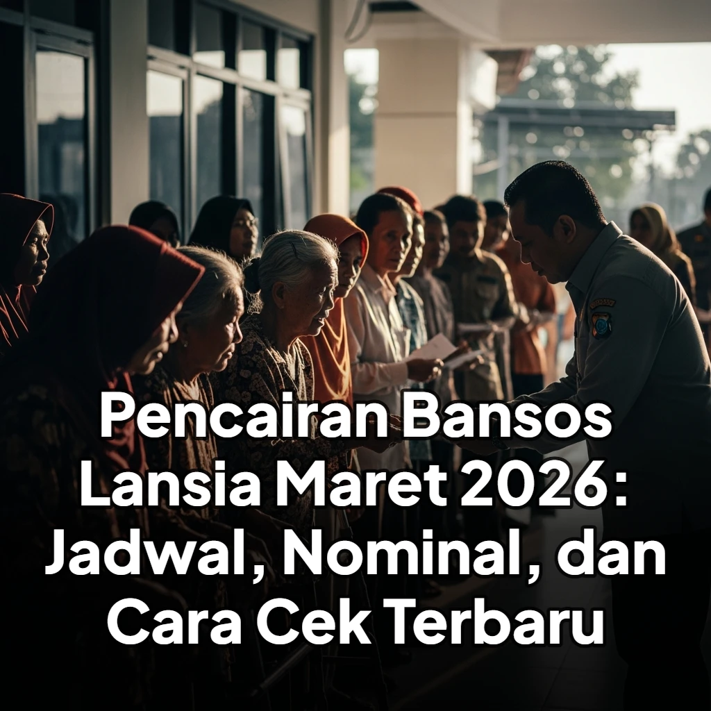 Pencairan Bansos Lansia Maret 2026: Jadwal, Nominal, dan Cara Cek Terbaru