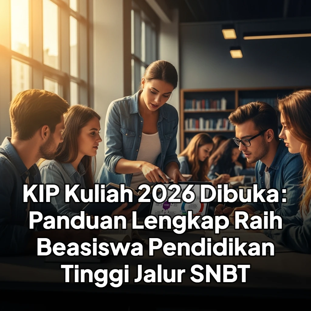 KIP Kuliah 2026 Dibuka: Panduan Lengkap Raih Beasiswa Pendidikan Tinggi Jalur SNBT