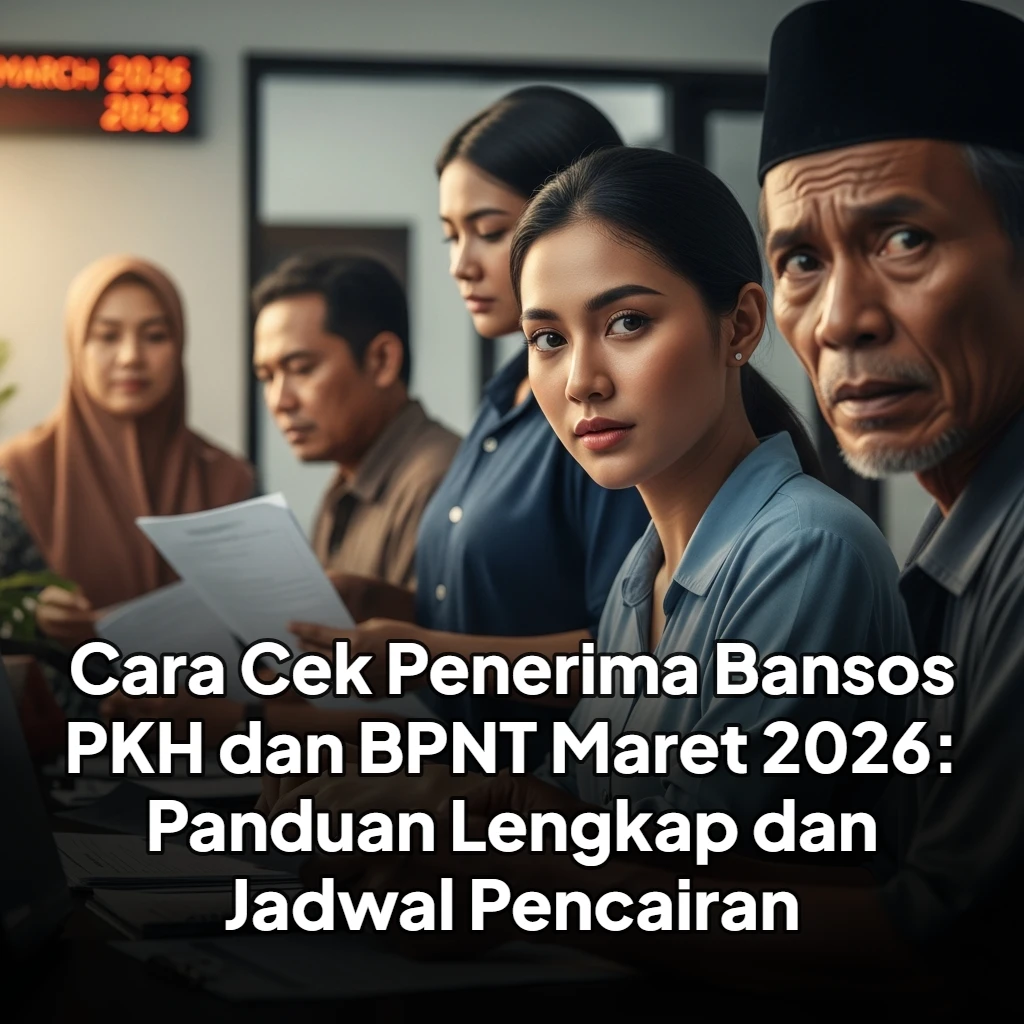 Cara Cek Penerima Bansos PKH dan BPNT Maret 2026: Panduan Lengkap dan Jadwal Pencairan
