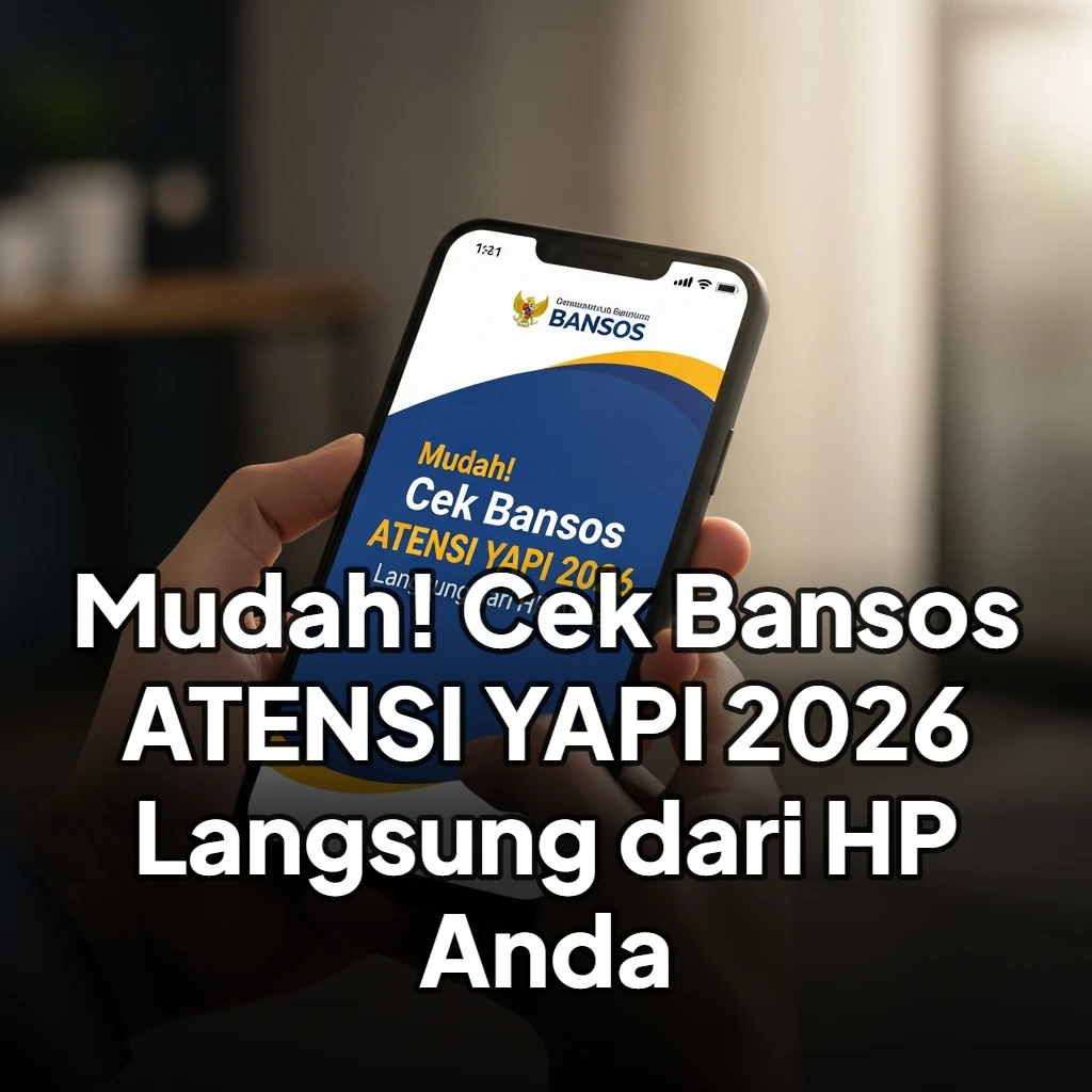 Mudah! Cek Bansos ATENSI YAPI 2026 Langsung dari HP Anda