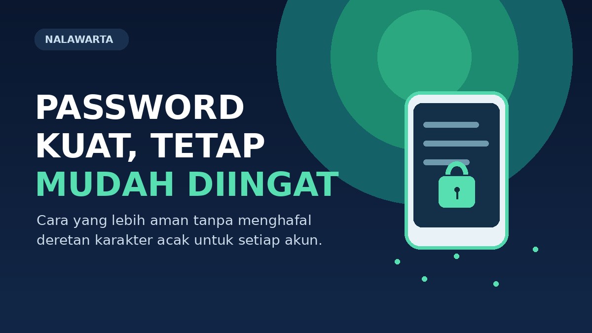 Cara Membuat Password Kuat tanpa Sulit Mengingatnya